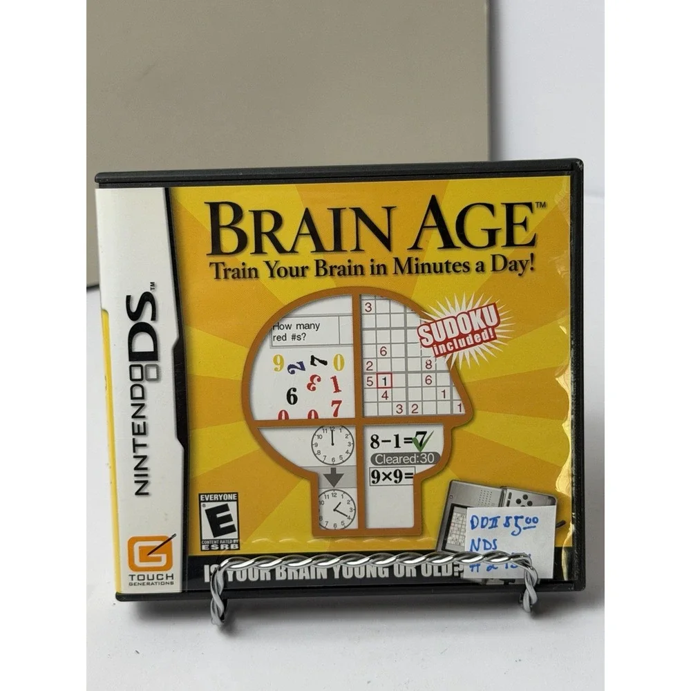 Brain Age: Train Your Brain in Minutes a Day (Nintendo DS) Complete With Manual